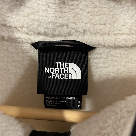 Dunraven Sherpa Crop Women's Light Jacket Off White The North Face size small - Picture 4 of 9